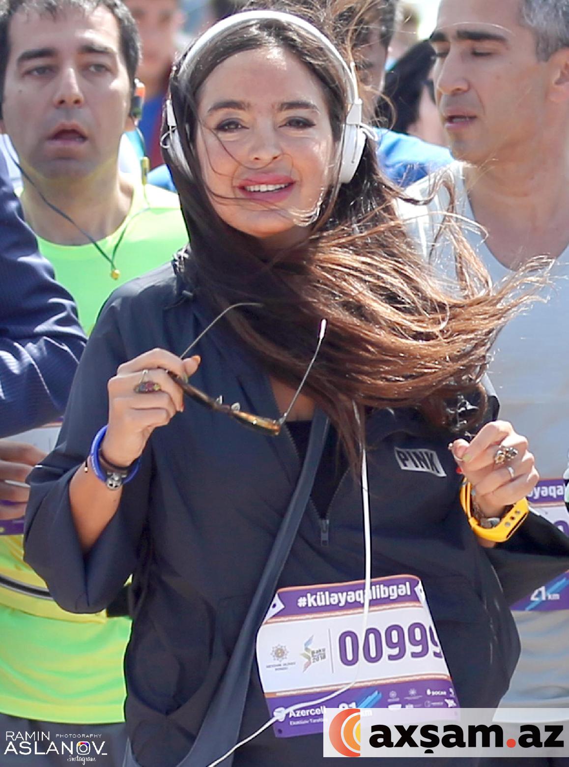 Prezidentin qızları Bakı Marafonu 2018də -  FOTOLAR